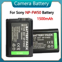 1500mAh Digital Battery for Sony NP-FW50 Battery ZV-E10 A6500 A6400 A6300 A6000 NEX-5C NEX-3 A7 A7M2