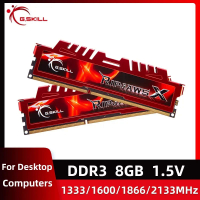 4ชิ้น2ชิ้น G.skill DDR3เกม RAM 8GB 4GB 1866MHz 1600MHz 1333MHz หน่วยความจำเดสก์ท็อป240 Pins 1.5V RAM โมดูลหน่วยความจำ Dual Channel
