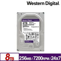 【缺貨】全新公司貨 WD 紫標 8TB 3.5吋監控專用硬碟 SATA介面 DVR錄影主機 保固三年 WD82PURZ