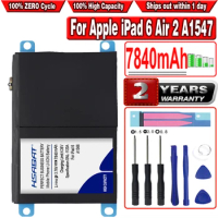 HSABAT 7840mAh A1547 Battery for iPad 6 Air 2 A1566 A1567