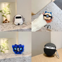 3D Cute Cartoon Oreo Cookies Shark Soft Silicone Case For OPPO Enco Free 2 Wireless Headset for OPPO Enco Free 2 charging case