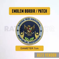 Ratsvendor Emblem Bordir / Patch Logo Instansi Negara BGN