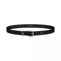 Christian Dior Saddle Loop Smooth Calfskin Belt 20mm Black