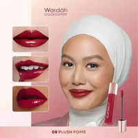 WARDAH GLASTING LIQUID LIP 3.5G 08 PLUSH POME