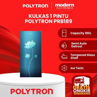 KULKAS 1 PINTU POLYTRON PRB189