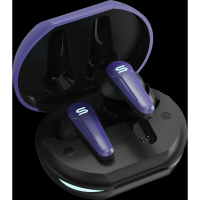 SOUL EMOTION PLAY 藍牙 5.3 主動降噪真無線藍牙遊戲耳機 紫色 (V000)