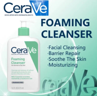 CeraVe Foaming Cleanser 473ml Skin Barrier Face Wash with Ceramides for Normal to Oily Skin