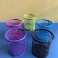 KENSHO Pen Stand Besi Bulat / Pen Holder / Pen Organizer / Tempat Pen / Pen Stand Warna / Pen Holder