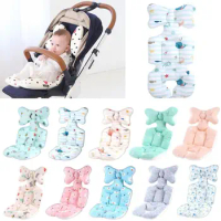 Baby Stroller Seat Pad Baby Car Seat Cushion Cotton Seat Pad Infant Child Cart Mattress Mat Stroller Accessories
