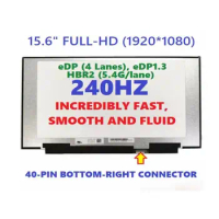 JIANGLUN LQ156M1JW09 40 pin 240HZ Laptop LCD LED Screen Panel