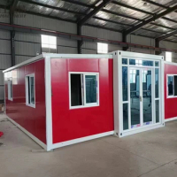 YG 40 Ft Flat Pack Shipping Container Two Bedroom Prefab Container House Modern Hotel Steel Luxury Container House 2 Years