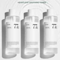 3PCS Anua Heartleaf 77% Toner 250ml Facial Hydrating Care Essence Water Gentle Exfoliation Soothing Refreshing Toner Korean