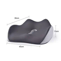 Ergonomic Cushion Memory Foam Ergonomic Seat Cushion for Home Office Gaming Desk Chair Car Seat Breathable Comfortable Pain