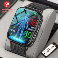 2023 Blood Glucose Smart Watch Men ECG+PPG Meter IP68 waterproof Smartwatch Women Blood Glucose Meter