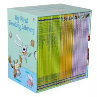 50 Books/Set Usborne My First Reading Library English Picture Stroybook Baby Early Childhood Words Learning Gift For Kids