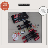 Shock Shockbreaker YSS G-Sport Black Red Series 350mm untuk Yamaha XMAX 250 Old/New 2023