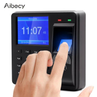 Access Control Time Attendance Machine Fingerprint/Password/ID Card Recognition Time Clock Employee Checking-in Recorder