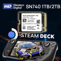 Western Digital 2230 WD SN740 2TB 1TB NVMe PCIe 4.0 M.2 SSD for Steam Deck GPD Rog Ally Surface Laptop Tablet Mini PC Computer