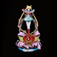 美少女戰士 GK 月野兔 水冰月 可發光 場景 雕像 動漫手辦模型批
