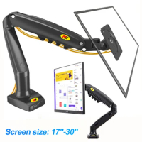 NB F80 Desktop Gas Spring Monitor Desk Mount Stand for 17-30" LCD LED PC Monitor Holder Arm Full Motion Display Stand 2-9 Kg