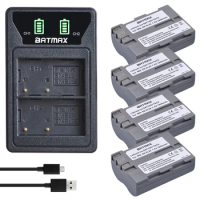 4X High Capacity EN-EL3E EN-EL3e ENEL3E EN EL3E Batteries &amp; Dual USB Charger for Nikon D50 D70 D80 D90 D100 D200 D300 D700 z1