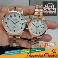 JAM TANGAN PRIA DAN WANITA AC/JAM TANGAN AC COUPLE/JAM ALEXANDRE CHRISTIE ORIGINAL AC PRIMO STEEL AR