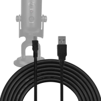 Geekria for Creators USB-A to Mini-USB Microphone Cable 10 ft / 300 CM, Compatible with Logitech for Creators Blue Yeti