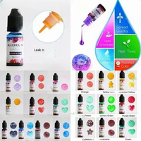 Pewarna Resin Cair Ink Diffusion Pigment Epoxy Uv Orange