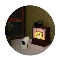 【日本DECOLE】三毛貓Bar系列  黑貓Bar看板LED燈飾（全新-現貨）