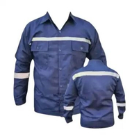 Kemeja Wearpack Safety Proyek Kemeja Kerja Seragam Kerja Navy L