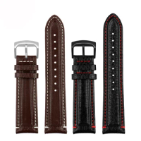 High Quality Vintage Leather Watch Band For Casio Swordfish MDV-106 MDV106 Citizen BM8475 Seiko Fashion Bracelet Strap 20mm 22mm
