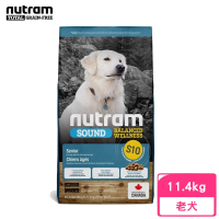 【Nutram 紐頓】S10均衡健康系列-雞肉+燕麥老犬 11.4kg/25lb(狗糧、狗飼料、犬糧)