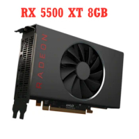 AMD Radeon RX 5500 XT 8G D6 Video Card For AMD RX5500XT 8GB RX5500 XT Graphics Cards 14000MHz GDDR6 Desktop PC Map GPU