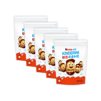 【Kinder】Kinderini健達利尼250gx5包(牛奶及可可口味奶油酥餅)