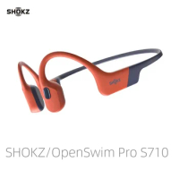 SHOKZ OpenSwim Pro- Bone Conduction MP3 Waterproof Headphones for Swimming - Open-Ear Wireless Headphones S710