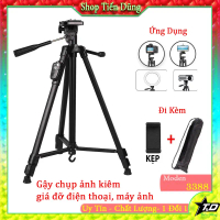Gậy Tripod Yunteng 3388 Chân Giá Livestream Điện thoại Chụp Ảnh Tự Sướng Xoay 360 Độ Tích Hợp Blueto