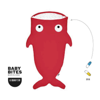 西班牙BabyBites鯊魚咬一口兒童睡袋—喜氣紅