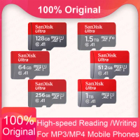 Original Sandisk ultra A1 micro sd 32gb 1TB 64GB 128GB 256GB 512gb Memory Card 1.5TB TF cards C10 U1 micro SDHC/XC flash card