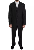 Z ZEGNA Z ZEGNA Striped Two-Piece Wool Suit