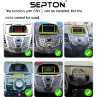 SEPTON Android 12 Car Radio for Ford Fiesta 2009-2017 4G 8core Head Unit Multimedia Video Player Wifi Carplay Android Auto GPS