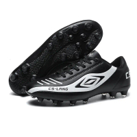 New Men Football Boots Adult Boys Grass Cleats Match Soccer Shoes Indoor Ultralight Turf Non-slip Ad