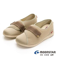 【MOONSTAR 月星】Pastel介護鞋(卡其)