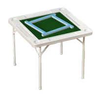 Outdoor Multifunctional Portable Folding Mahjong Table Party Event Banquet Foldable Plastic Mahjong Table