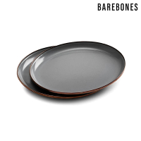 【Barebones】CKW-374 琺瑯沙拉盤組-兩入 / 石灰色(盤子 餐盤 餐具 備料盤)