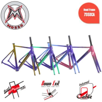 700C Mosso 735SCA Road Bike Frame With Carbon Fork Aluminum Alloy Internal Routing Frame Bicycle Parts