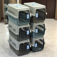 2025 Airline Crate Cat Cage Portable Cat Carrier Pet Transport Box Car Dog Cage Cat Box