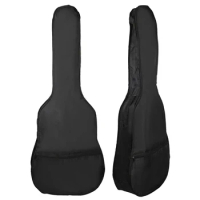 Portable 38/41 Inch Classical Acoustic Guitar Carry Bag Soft Case with Shoulder Strap Black Backpack Guitar Parts &amp; Accessories