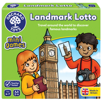 【Orchard Toys】可攜桌遊-世界景點大樂透(Landmark Lotto Mini Game)