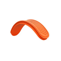 For Apple AirPods Max Silicone Headband Cover Washable Cushion Case Multifunction Protective Cover,Orange
