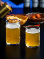 精釀啤酒杯扎啤杯網紅創意玻璃杯大容量小麥酒杯定制酒吧飲料杯子